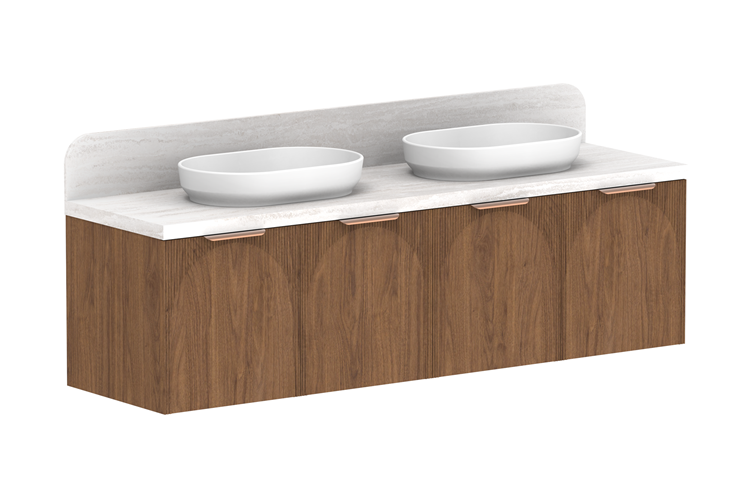 ADP Archie 1800 All-Door Double Bowl Wall Hung Vanity