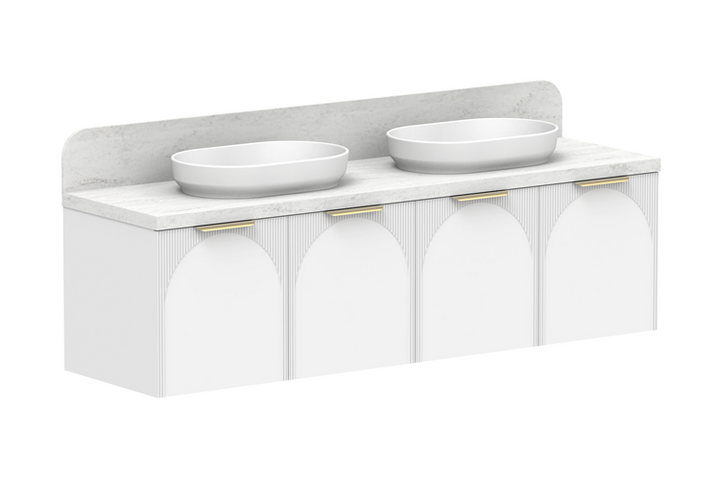 ADP Archie 1800 All-Door Double Bowl Wall Hung Vanity