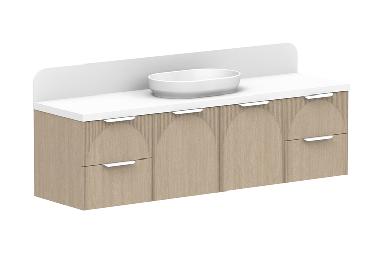 ADP Archie 1800 Door & Drawer Centre Bowl Wall Hung Vanity
