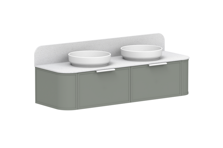 ADP Flo 1500 Double Bowl Wall Hung Vanity
