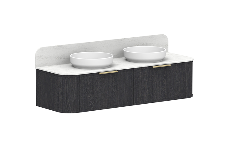 ADP Flo 1500 Double Bowl Wall Hung Vanity