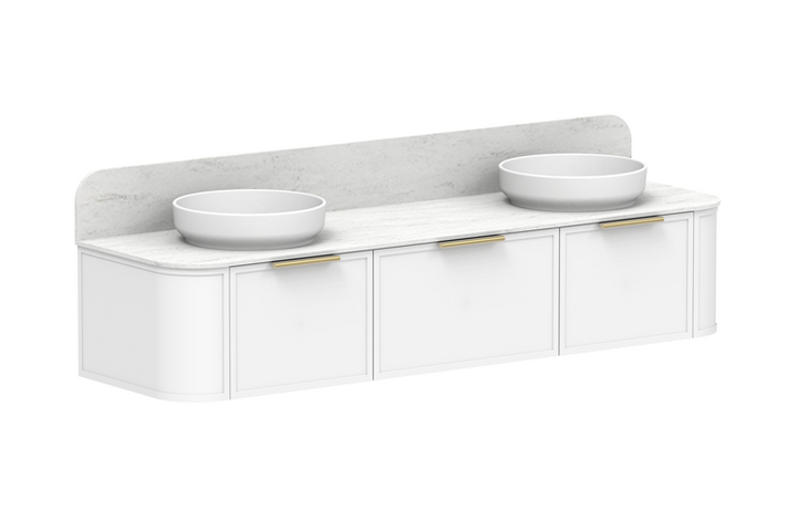 ADP Flo 1800 Double Bowl Wall Hung Vanity