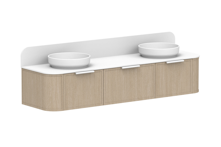 ADP Flo 1800 Double Bowl Wall Hung Vanity