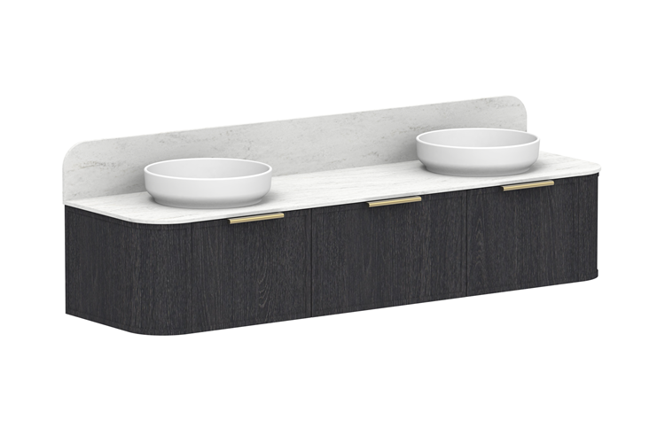 ADP Flo 1800 Double Bowl Wall Hung Vanity