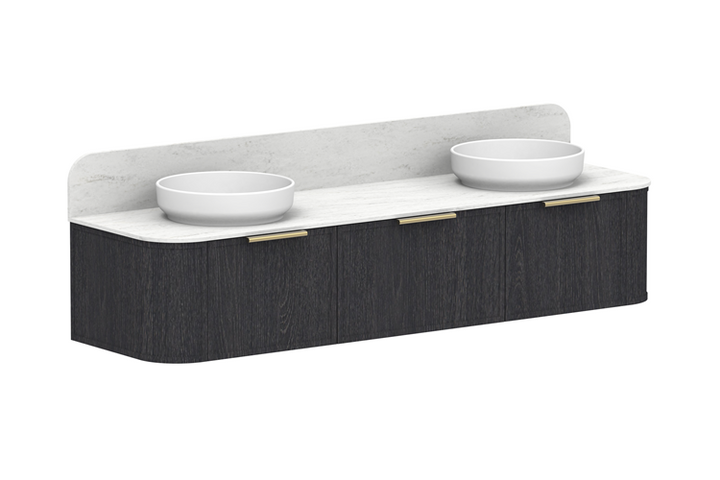 ADP Flo 1800 Double Bowl Wall Hung Vanity