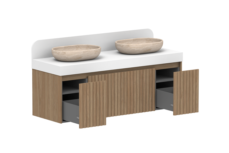 ADP Harper Double Bowl 1435 Wall Hung Vanity