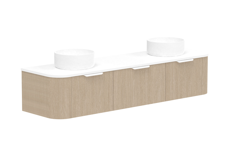 ADP Waverley 1800 Double Bowl Wall Hung Vanity