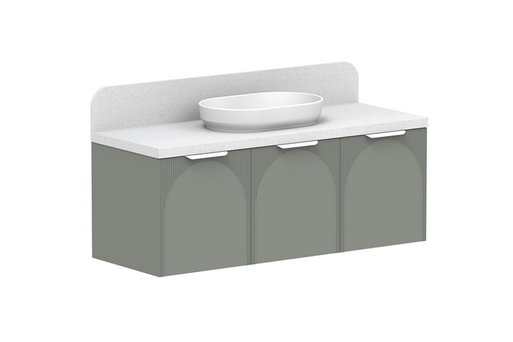 ADP Archie 1350 All-Door Centre Bowl Wall Hung Vanity
