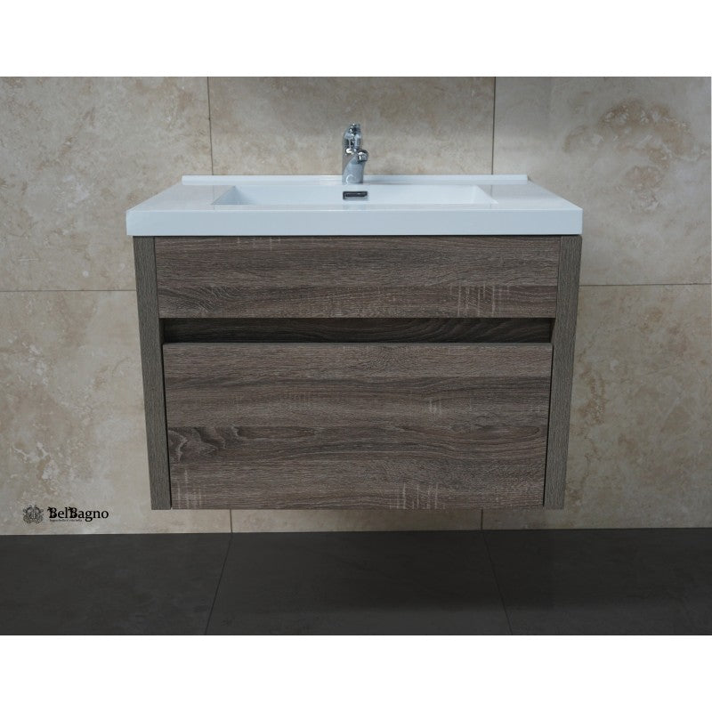 Alexandra Wall Hung Silver Vanity 760mm