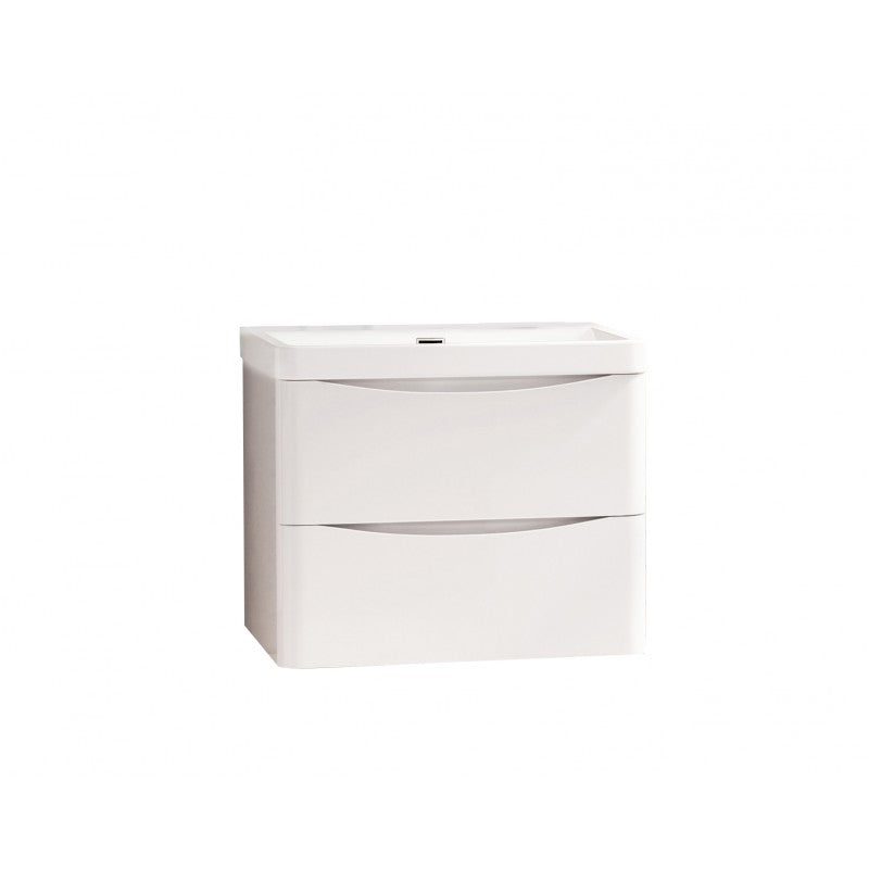 Ancona Wall Hung Gloss White 600mm