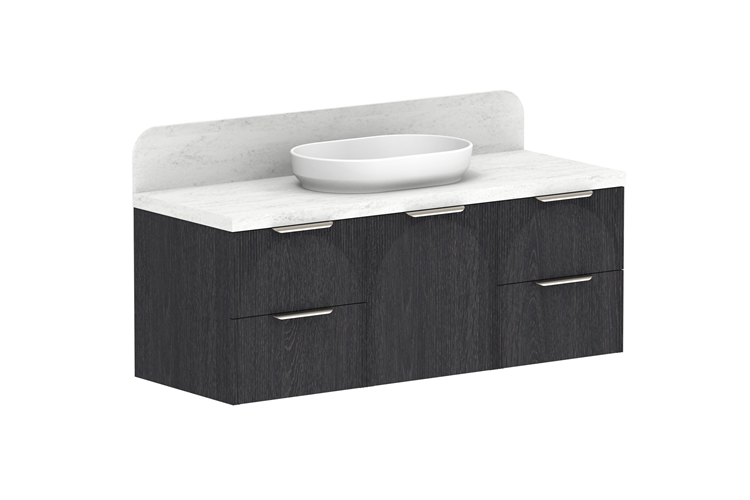 ADP Archie 1350 Door & Drawer Centre Bowl Wall Hung Vanity
