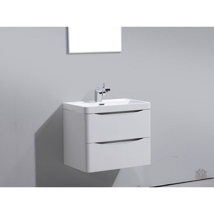 Ancona Wall Hung Gloss White 600mm