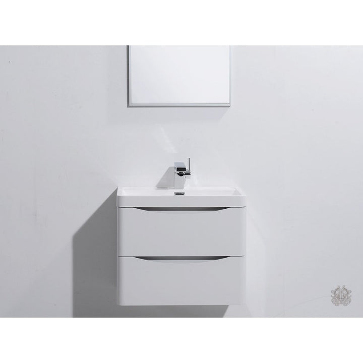 Ancona Wall Hung Gloss White 600mm