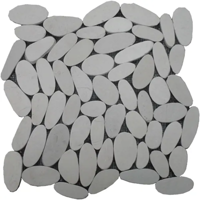 Botany Bay Pebbles Series Cream Sliced 300x300mm
