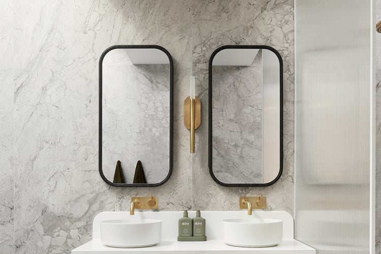 ADP Quinn Mirrored Cabinet 943x493mm