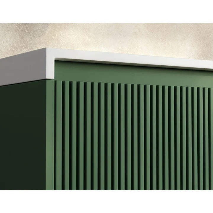 Rimini Wall-Hung Vanity Rain Forest Green 600mm
