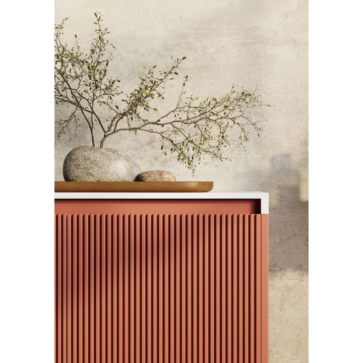 Rimini Wall Hung Vanity Potters Clay 1500mm