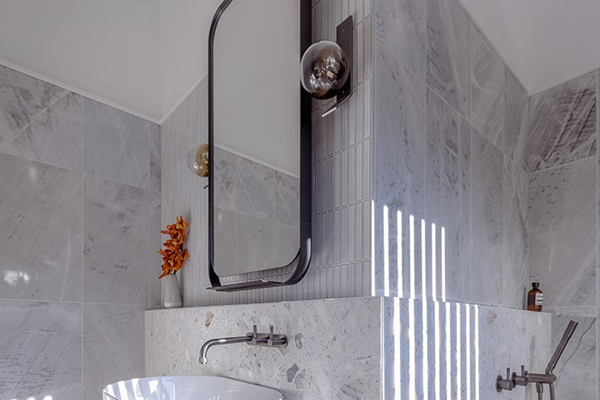 ADP Allegra Mirror Matte Black Metal Frame