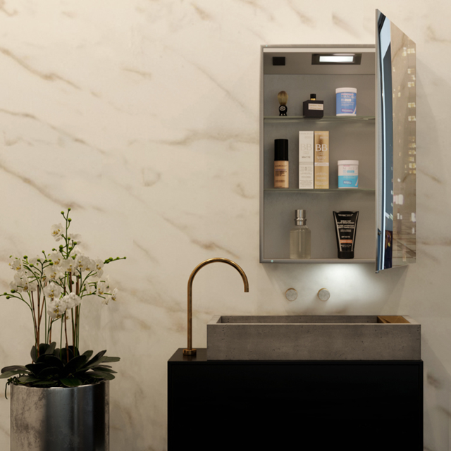 BelBagno LED Shaving Cabinet 500mm