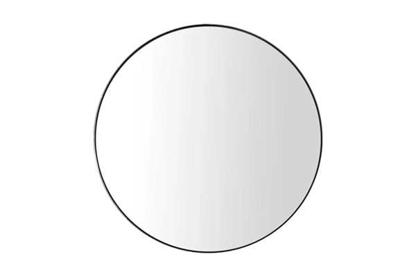 ADP Alora Matte Black Metal Frame Mirror 700mm