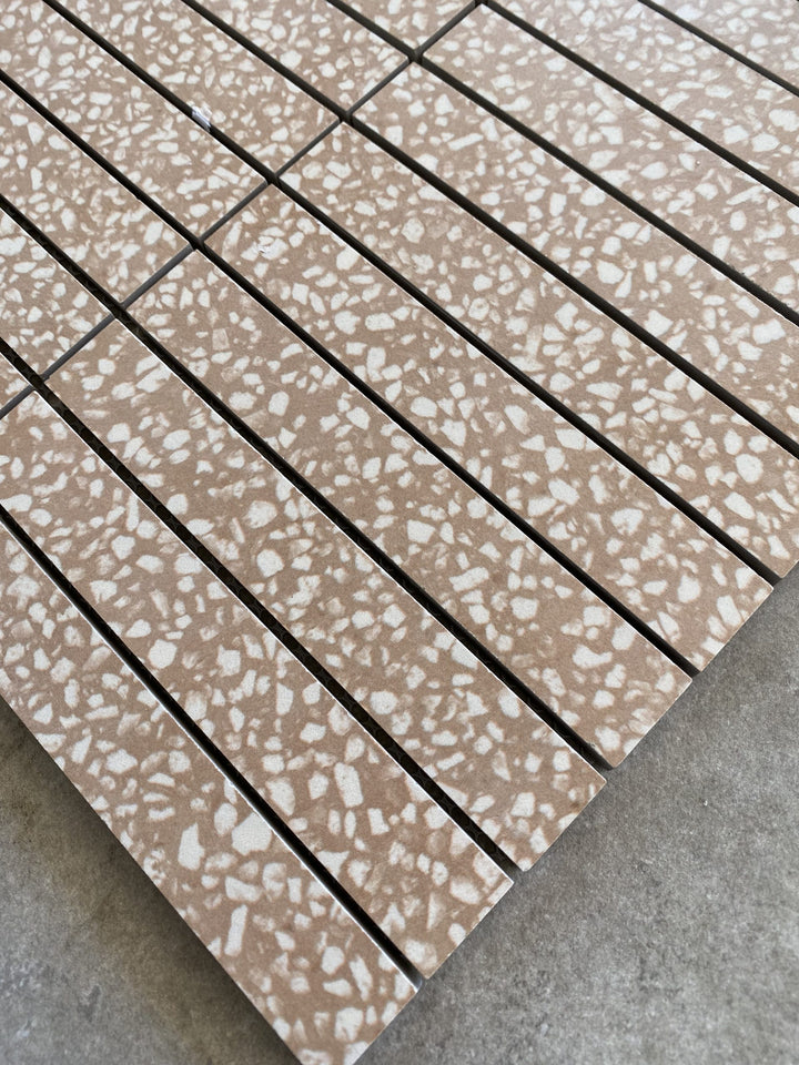 Alta Terrazzo Pink Finger Mosaic
