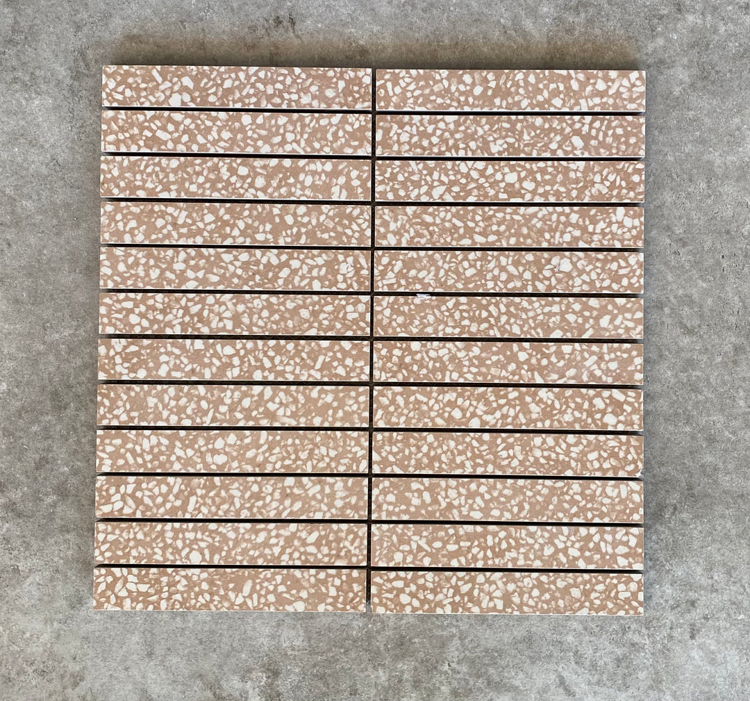 Alta Terrazzo Pink Finger Mosaic