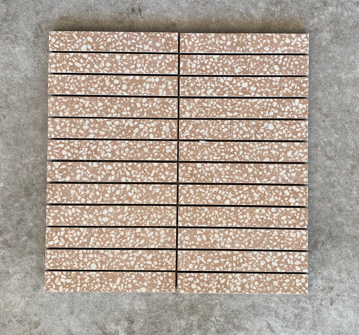 Alta Terrazzo Pink Finger Mosaic