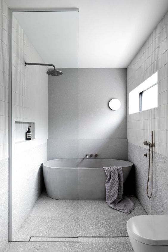 Italian Light Grey Terrazzo Tile