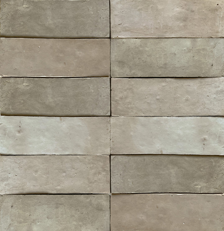 Zellige Raw Terracotta Moroccan Subway 65x200mm
