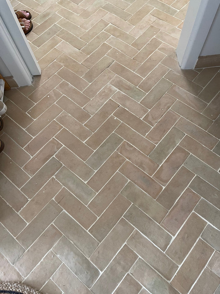 Zellige Raw Terracotta Moroccan Subway 65x200mm