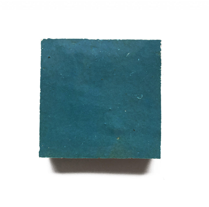 Zellige Atlas Petrole Terracotta Moroccan Square