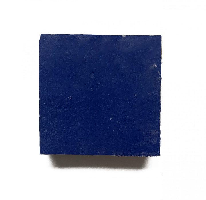 Zellige Bleu Foncé Terracotta Moroccan Square
