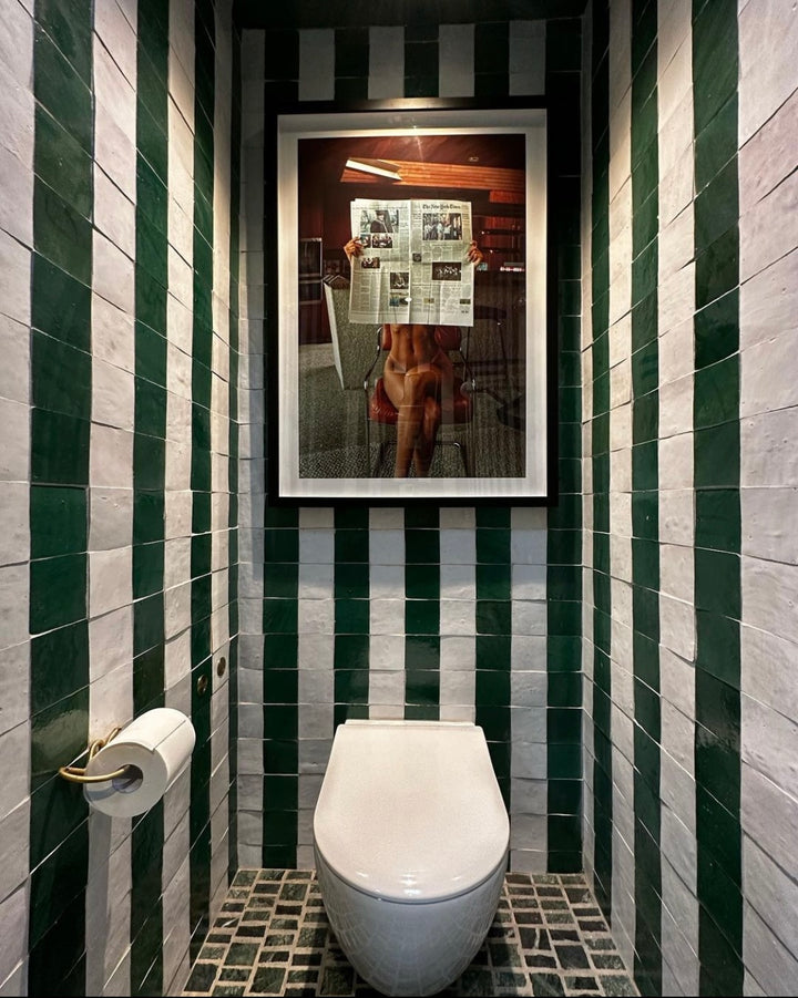 Zellige Emerald Terracotta Moroccan Square