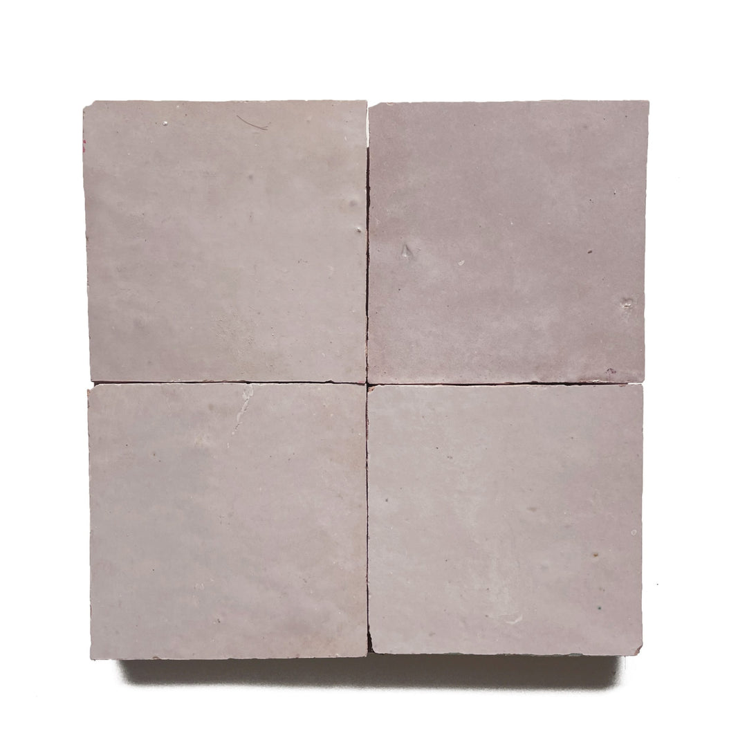 Zellige Gris Rosa Terracotta Moroccan Square