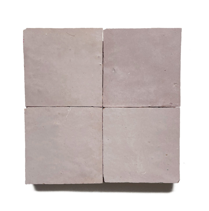 Zellige Gris Rosa Terracotta Moroccan Square