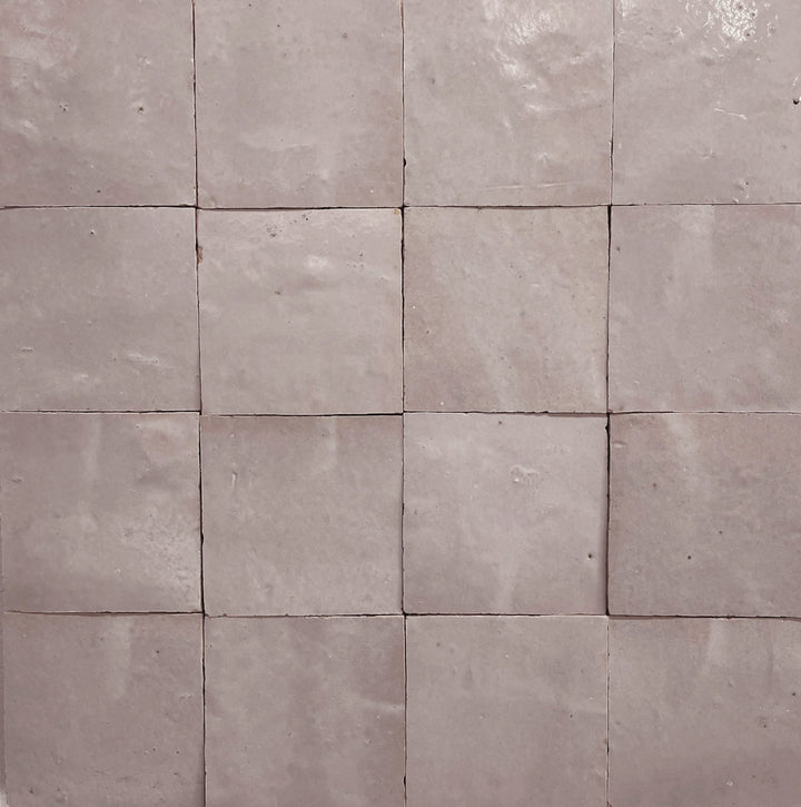 Zellige Gris Rosa Terracotta Moroccan Square