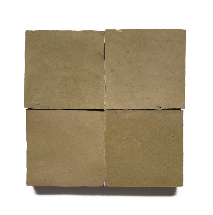 Zellige Jaune Dóre Terracotta Moroccan Square