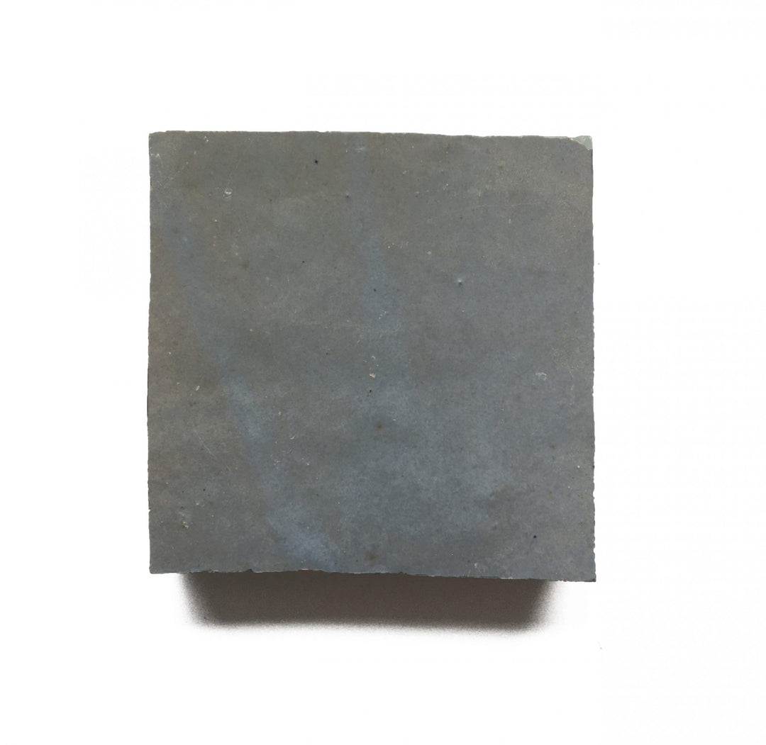 Zellige Pale Blue Terracotta Moroccan Square