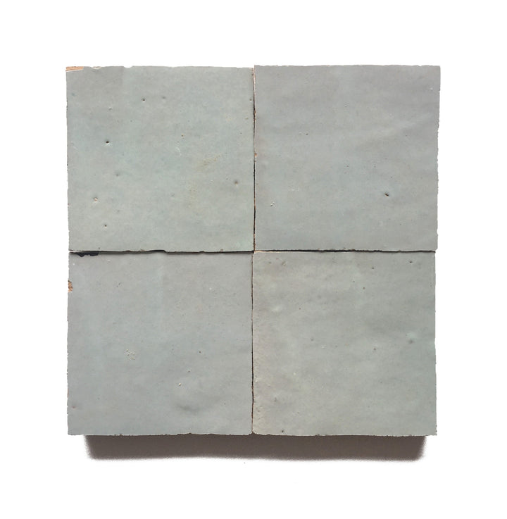Zellige Vert Pale Green Terracotta Moroccan Square