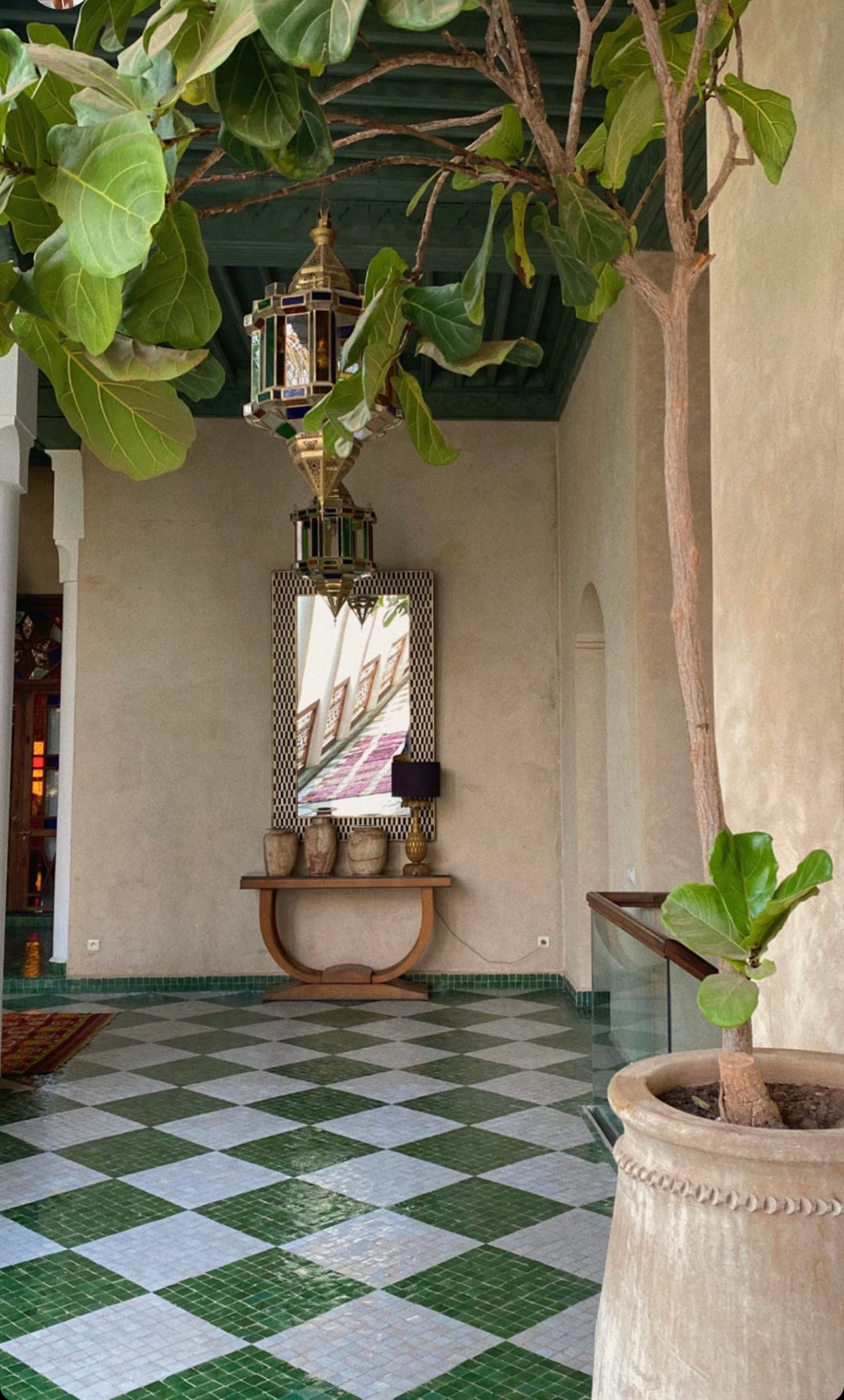 Zellige White Fes Terracotta Moroccan Mosaic 300x300mm