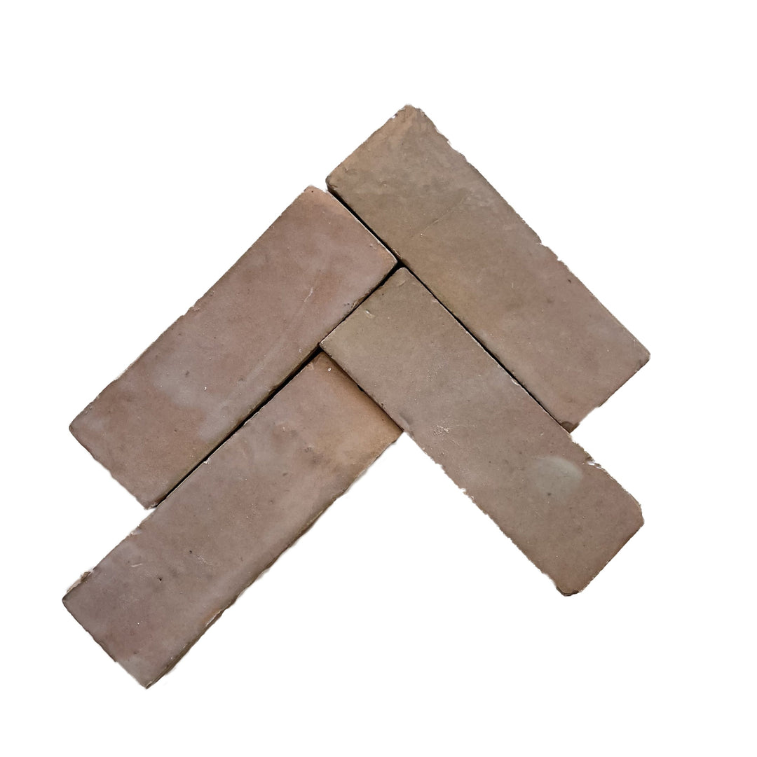 Bejmat Beige Clear Terracotta Moroccan Subway 45x140mm