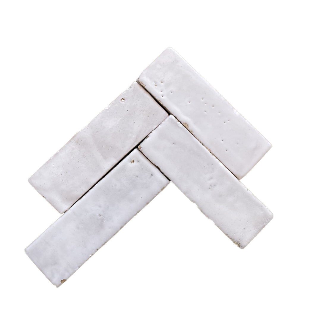 Bejmat Snow Terracotta Moroccan Subway 45x140mm