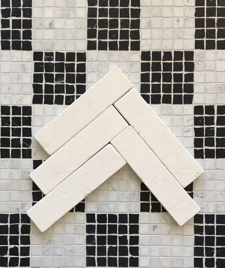 Chios Tumbled Limestone Subway 75x305x20mm