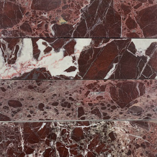 Moritz Maroon Long Subway Natural Marble Honed 75x305mm