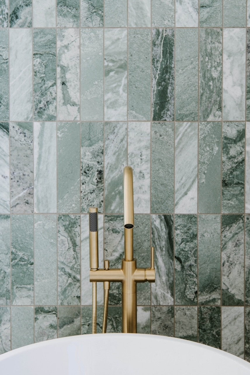 Peacock Marble Honed Subway 75×305mm