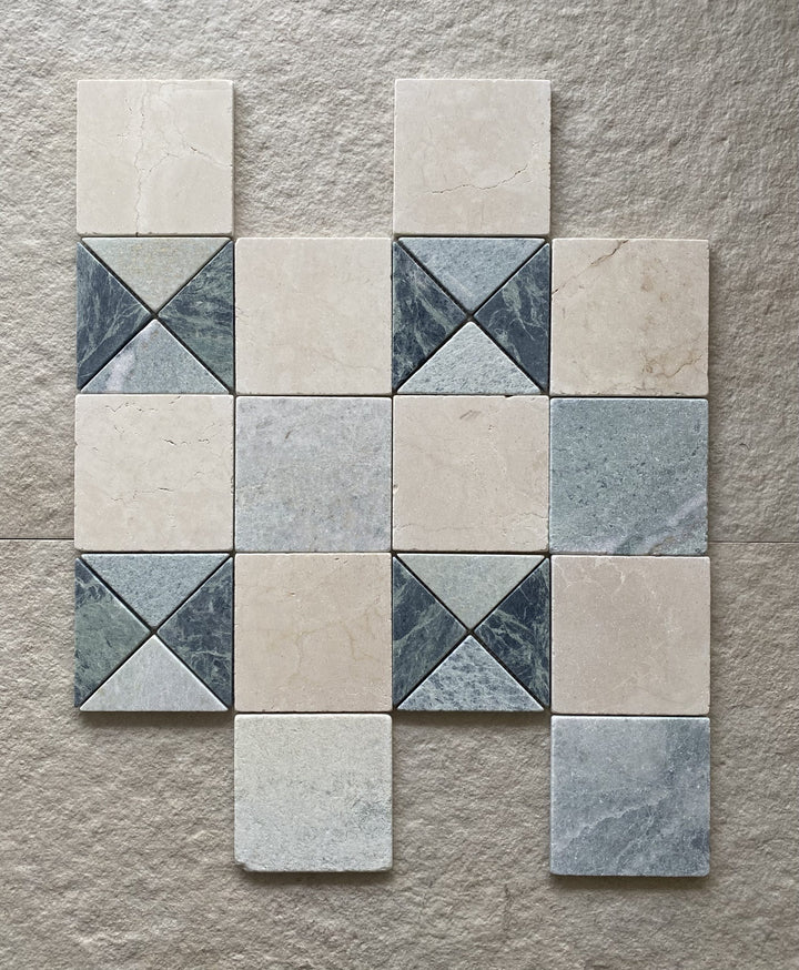 Seabrook Tumbled Natural Marble Mosaic