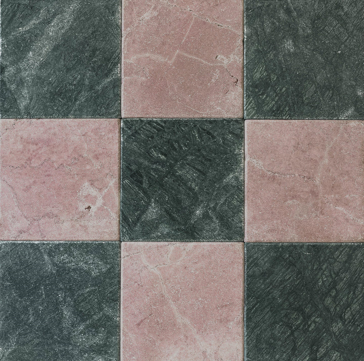 Natural Stone Rosso Crema Tumbled Square Tile 150×150mm