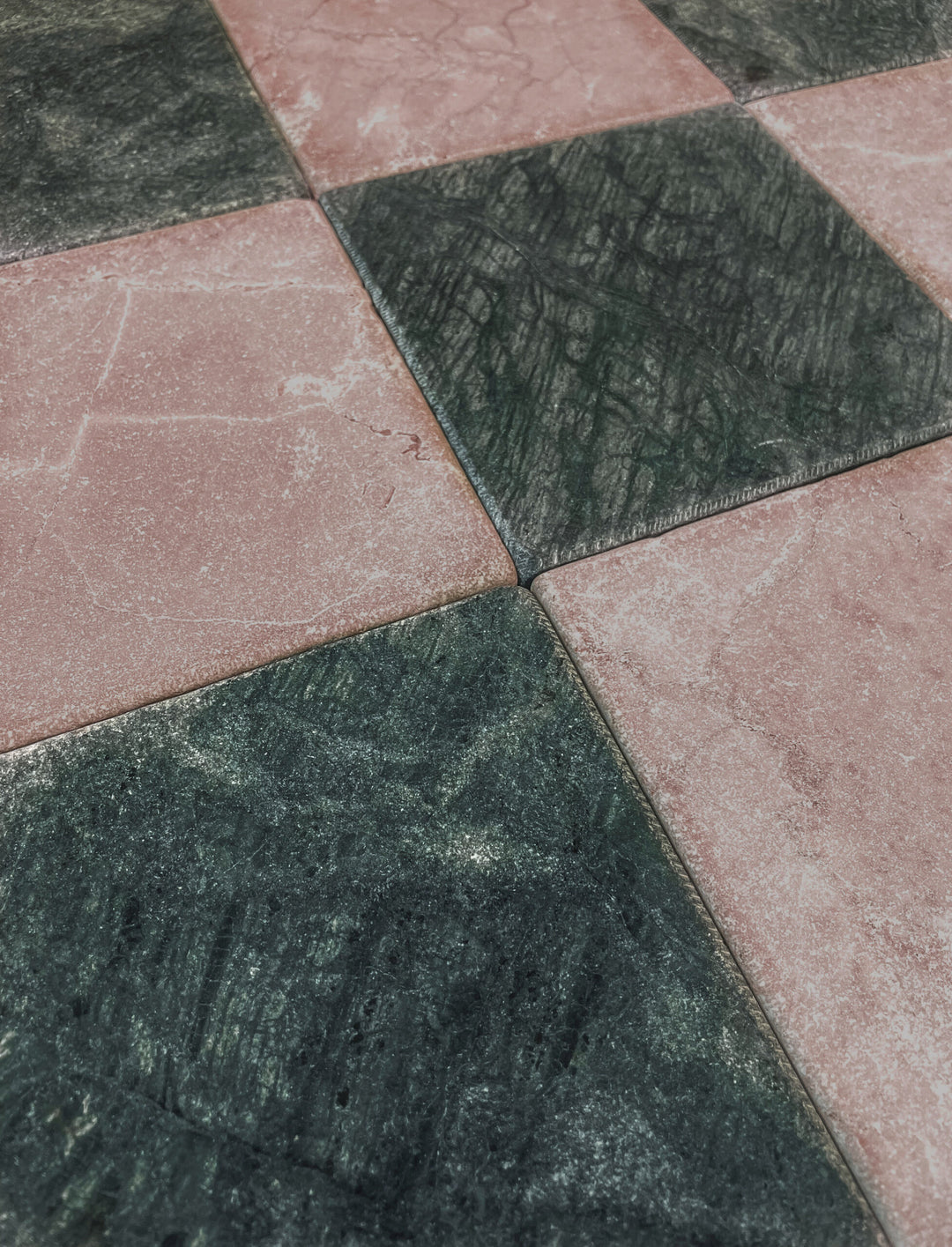 Natural Stone Rosso Crema Tumbled Square Tile 150×150mm