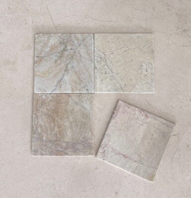Natural Stone Nectar Tumbled Square Tile 150×150mm