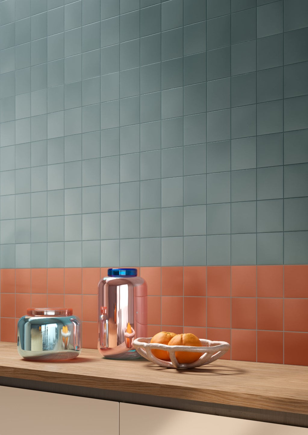 Pigmento Series Italian Square Porcelain Feature Tile